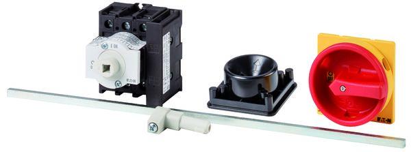 Eaton 3 Pole Rear Panel Isolator Switch - 32A Maximum Current, 15kW Power Rating, IP65 (Front)