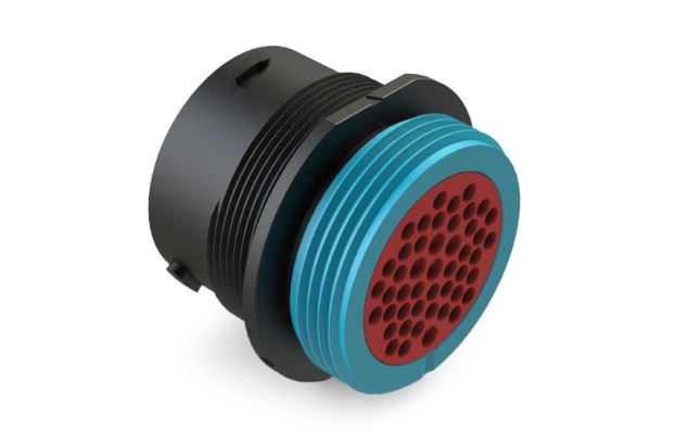 Amphenol Industrial Circular Connector, 47 Contacts, Panel, Standard Connector, Plug, Male, IP67, IP69K, Duramate AHDP