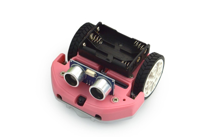 micro: Maqueen Lite w/ Skin (Red) - micro:bit