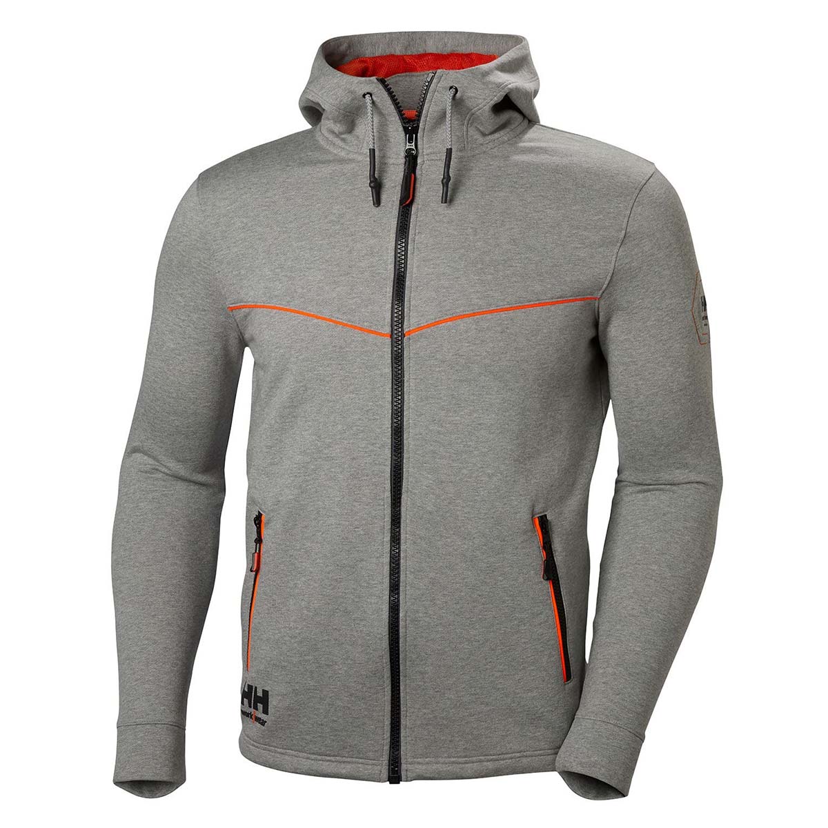 Helly Hansen Chelsea Evolution Grey Hoodie Jacket M