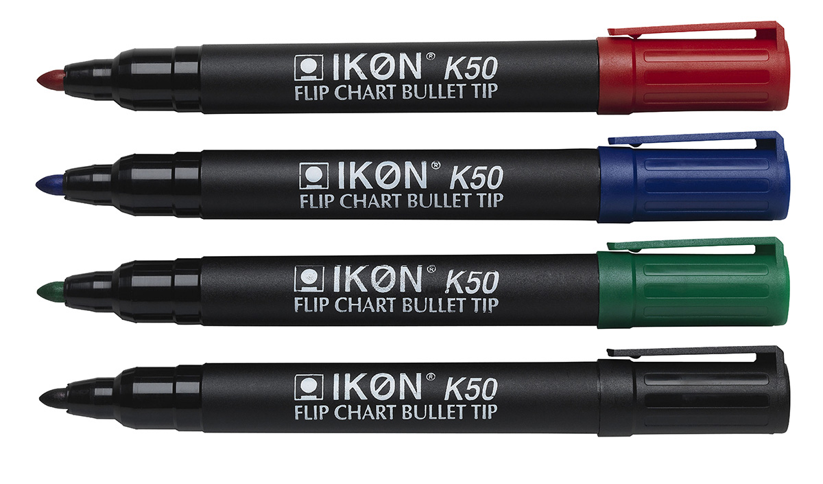 IKON Broad Tip Assorted Marker Pen