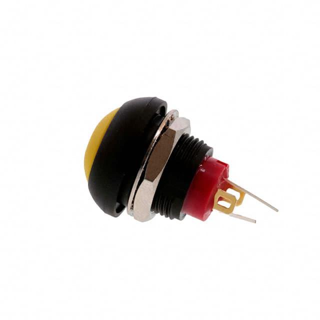 TE Connectivity PB6 Series Illuminated Push Button Switch, (On)-Off, Panel Mount, SPST - NO, Red LED, 50 V dc, 125V ac,