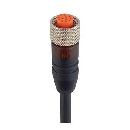 Lumberg Automation Female 12 way Cordset, Single Ended to Sensor Actuator Cable, 2 m