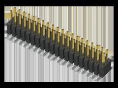 Samtec FTSH Series Straight Through Hole Pin Header, 8 Contact(s), 1.27 mm Pitch, 2 Row, Unshrouded