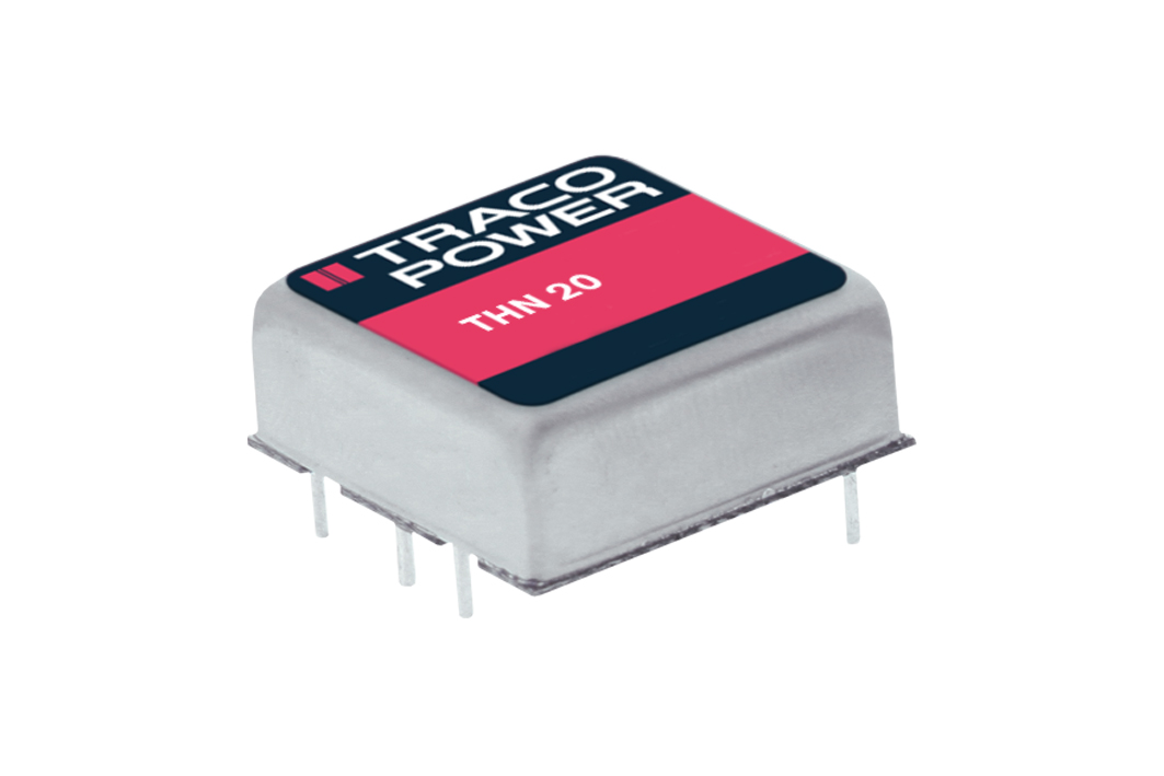 TRACOPOWER THN 20 DC-DC Converter, 12V dc/ 1.67A Output, 9 → 18 V dc Input, 20W, Through Hole, +85°C Max Temp
