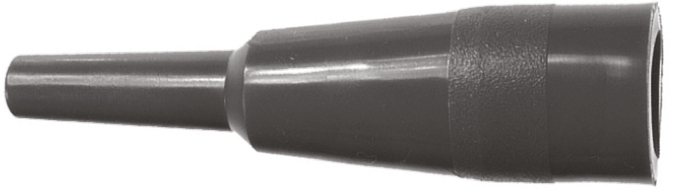 Mueller Electric, Black PVC Insulator Boot For Test Clip