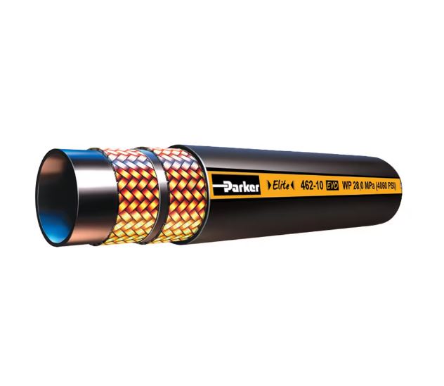 Parker Synthetic Rubber Hydraulic Hose Assembly, 172 bar Max Pressure