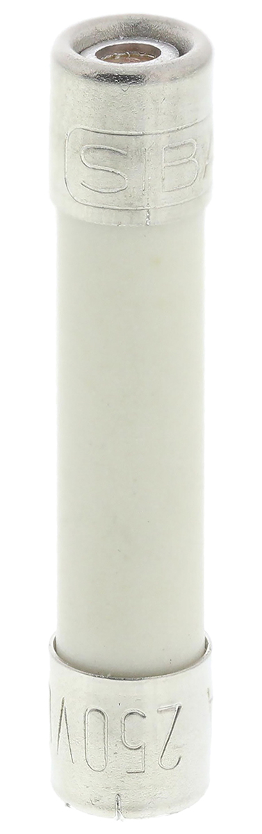 SIBA 4A M Ceramic Cartridge Fuse, 5 x 25mm