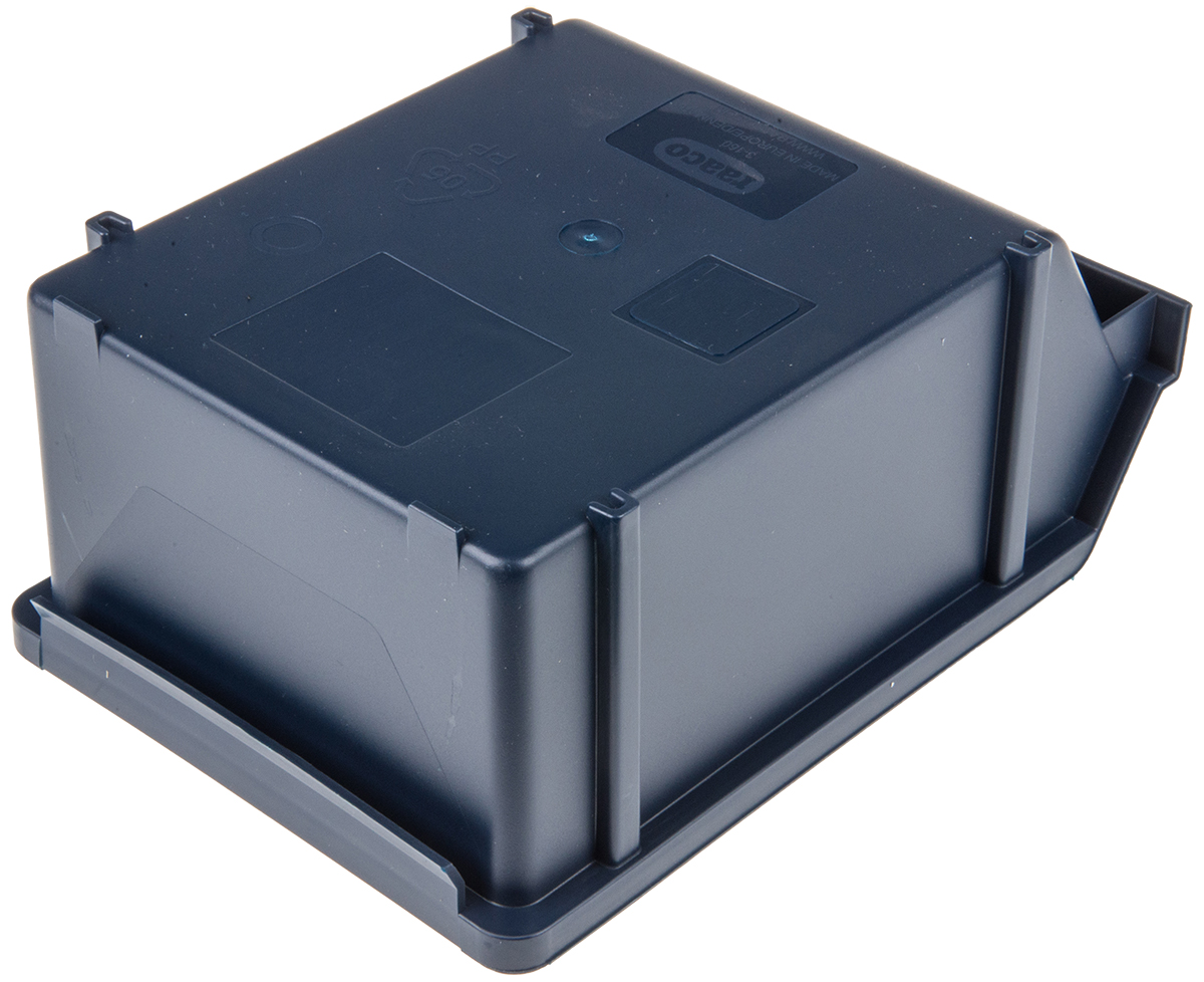 Raaco PP Storage Bin, 170mm x 125mm x 75mm, Blue