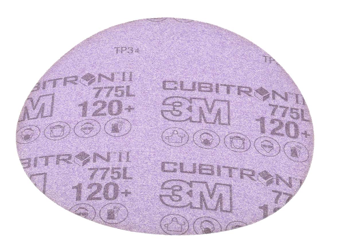 3M Cubitron™ II Ceramic Sanding Disc, 150mm, P120 Grit, 50 in pack