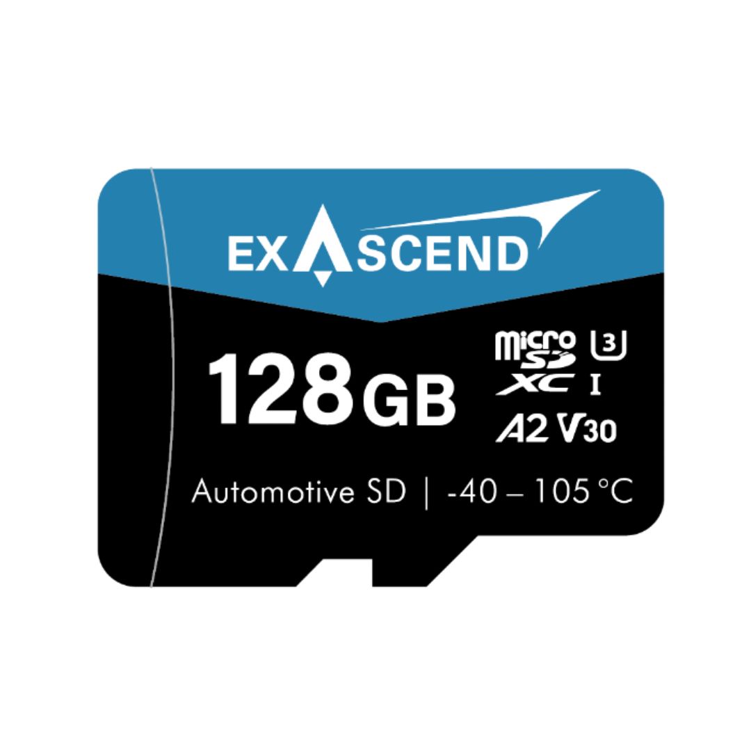 Exascend 128 GB Industrial MicroSDXC Micro SD Card, A2, Class 10, UHS-1 (U3), V30
