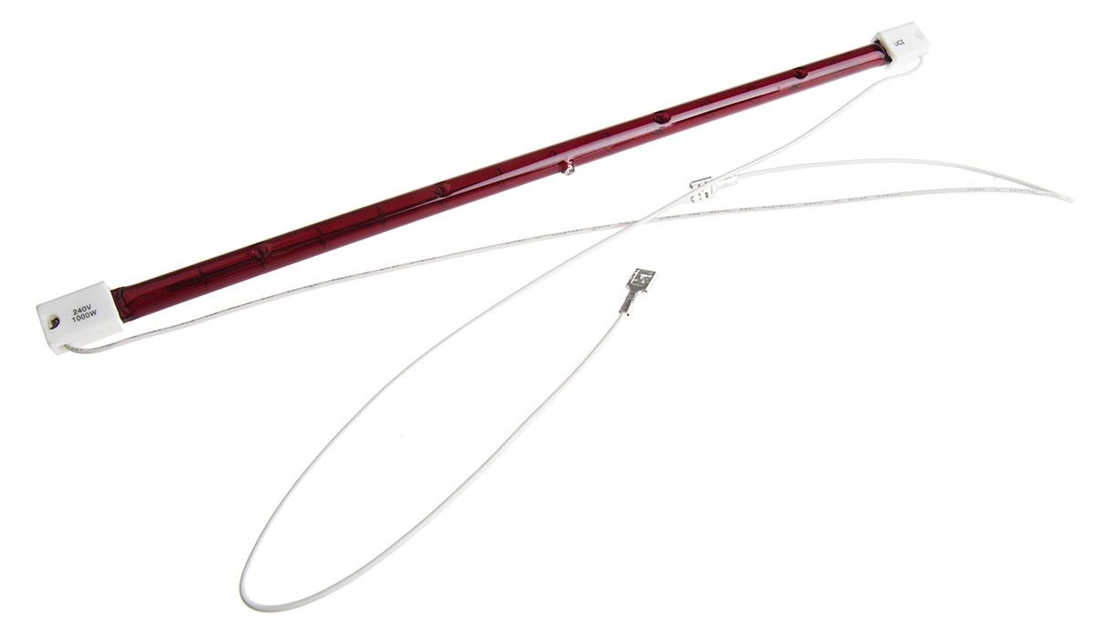 RS PRO 1000 W SK15 Infrared (IR) Heat Lamp 350 mm, 230 V