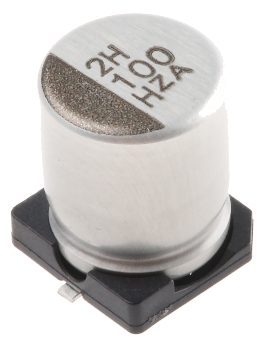 CHEMI-CON 100μF Aluminium Electrolytic Capacitor 50V dc, Surface Mount - EMZA500ADA101MHA0G