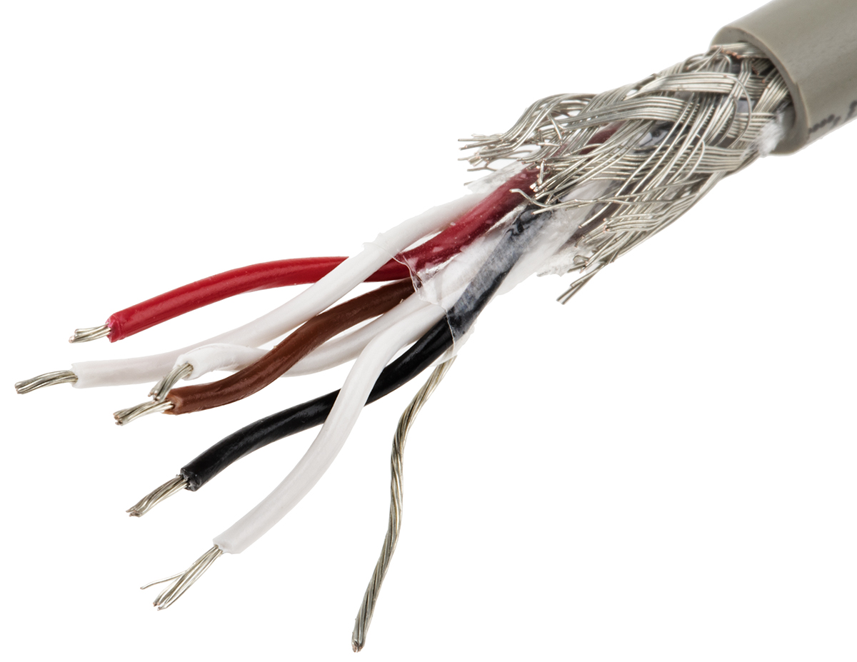 Alpha Wire ProTekt Series Data Cable, 3 Pairs, 6 Cores, 0.56 mm², Screened, 20 AWG, 50m, Screened Shield