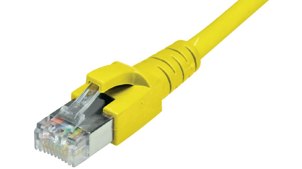 Dätwyler Cables6536, 20m Cat6a, Yellow RJ45 to Male RJ45 Male LSZH Sheath