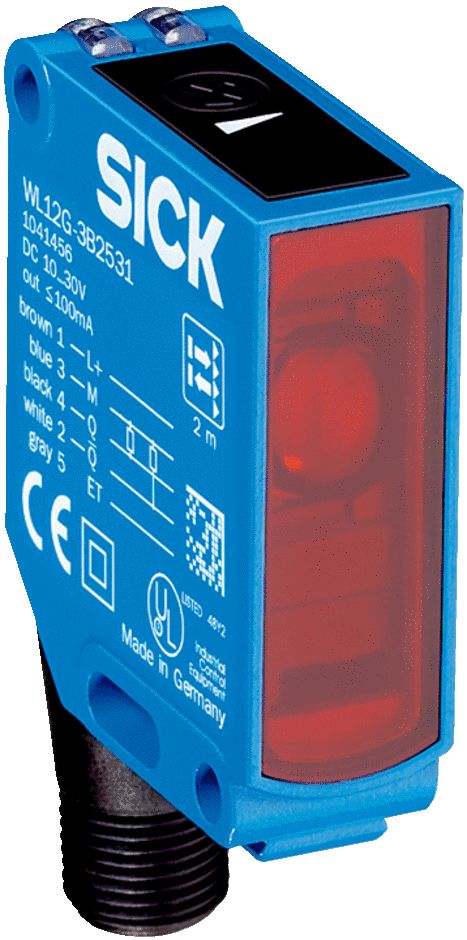 SICK Retroreflective Photoelectric Sensor, Rectangular Sensor, 0 → 4 m Detection Range