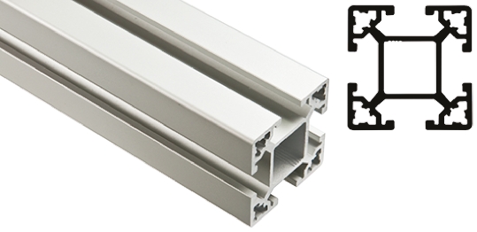 FlexLink Silver Aluminium Profile Strut, 44 x 44 mm, 11mm Groove, 3000mm Length, Series XC