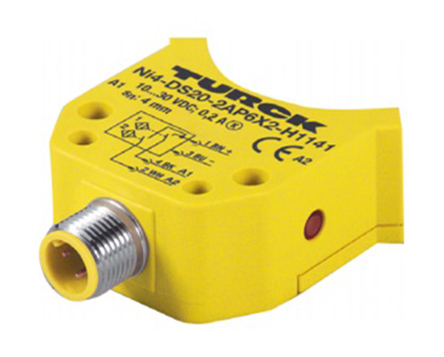 Turck Inductive Block Proximity Sensor, M12, 4 mm Detection, PNP NO, 10 → 30 V dc
