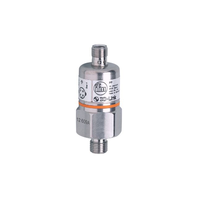 ifm electronic PQ Series Pressure Sensor, -1bar Min, 10bar Max, Digital Output, Relative Reading