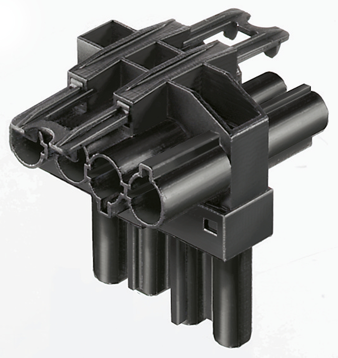 Wieland GST18i4 Series Distribution Block, 4-Pole, 2-Way, Cable Mount, 20A, IP20