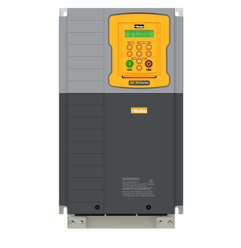 Parker Variable Speed Drive, 45 kW, 3 Phase, 380 → 480 V ac, 90 A, AC20 Series