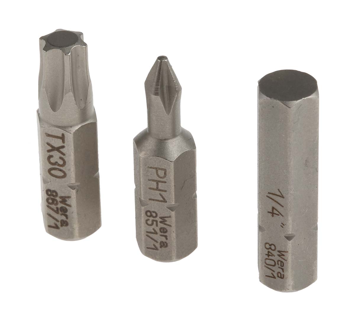 Wera 28-Piece Imperial 1/4 in Standard Socket/Bit Set with Ratchet, 6 point; Hex Bit; Phillips Bit; Pozidriv Bit; Torx