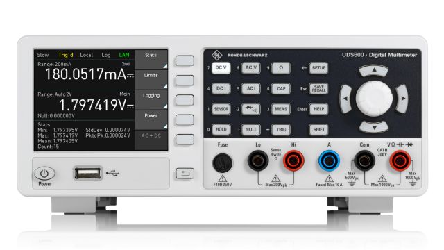 UDS600-G Digital Multimeter, True RMS, 10A ac Max, 10A dc Max, 750V ac Max - RS Calibrated