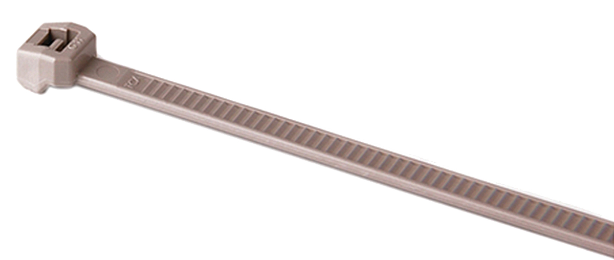 HellermannTyton Cable Tie, 145mm x 3.4 mm, Beige PEEK, Pk-10