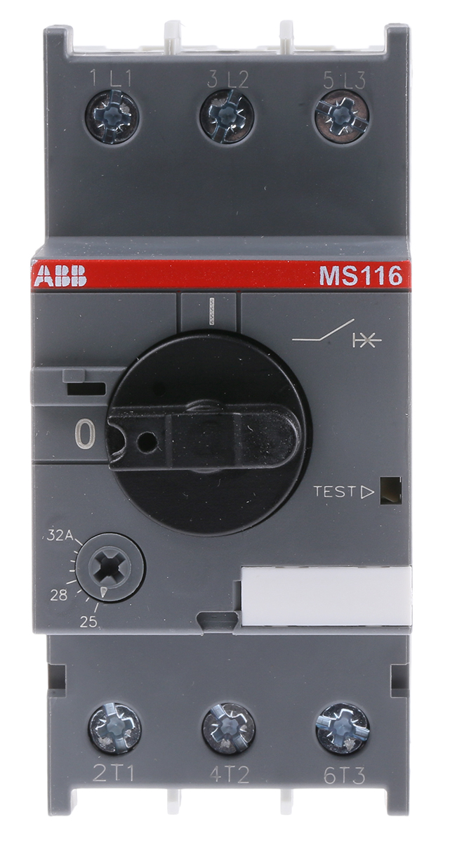 ABB 25 → 32 A MS Range Motor Protection Circuit Breaker, 690 V
