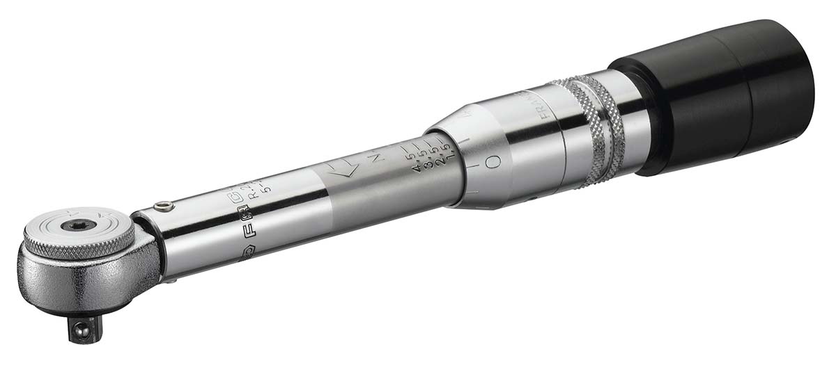 Facom Click Torque Wrench, 1 → 5Nm, 1/4 in Drive, Square Drive
