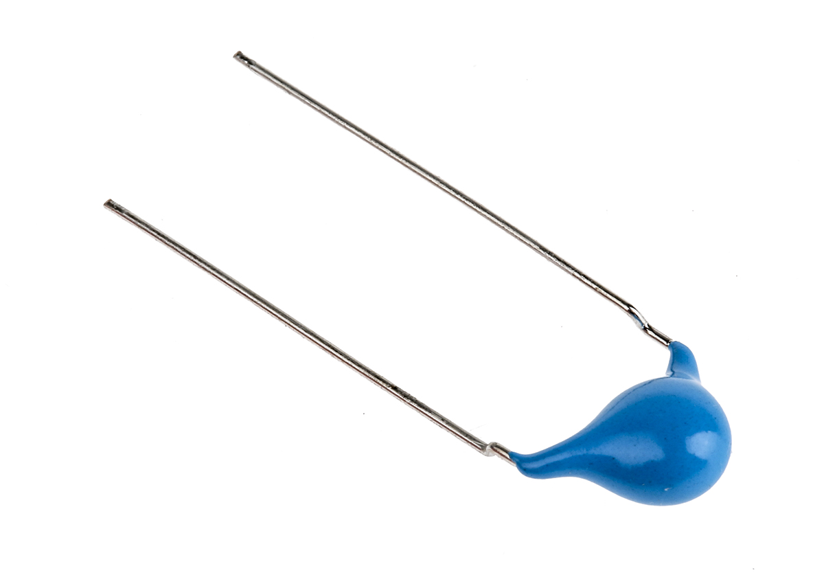 Murata Single Layer Ceramic Capacitor (SLCC) 47pF 1.5 kV dc, 500 Vrms ac ±10% SL(JIS) Dielectric, DE1, Through Hole