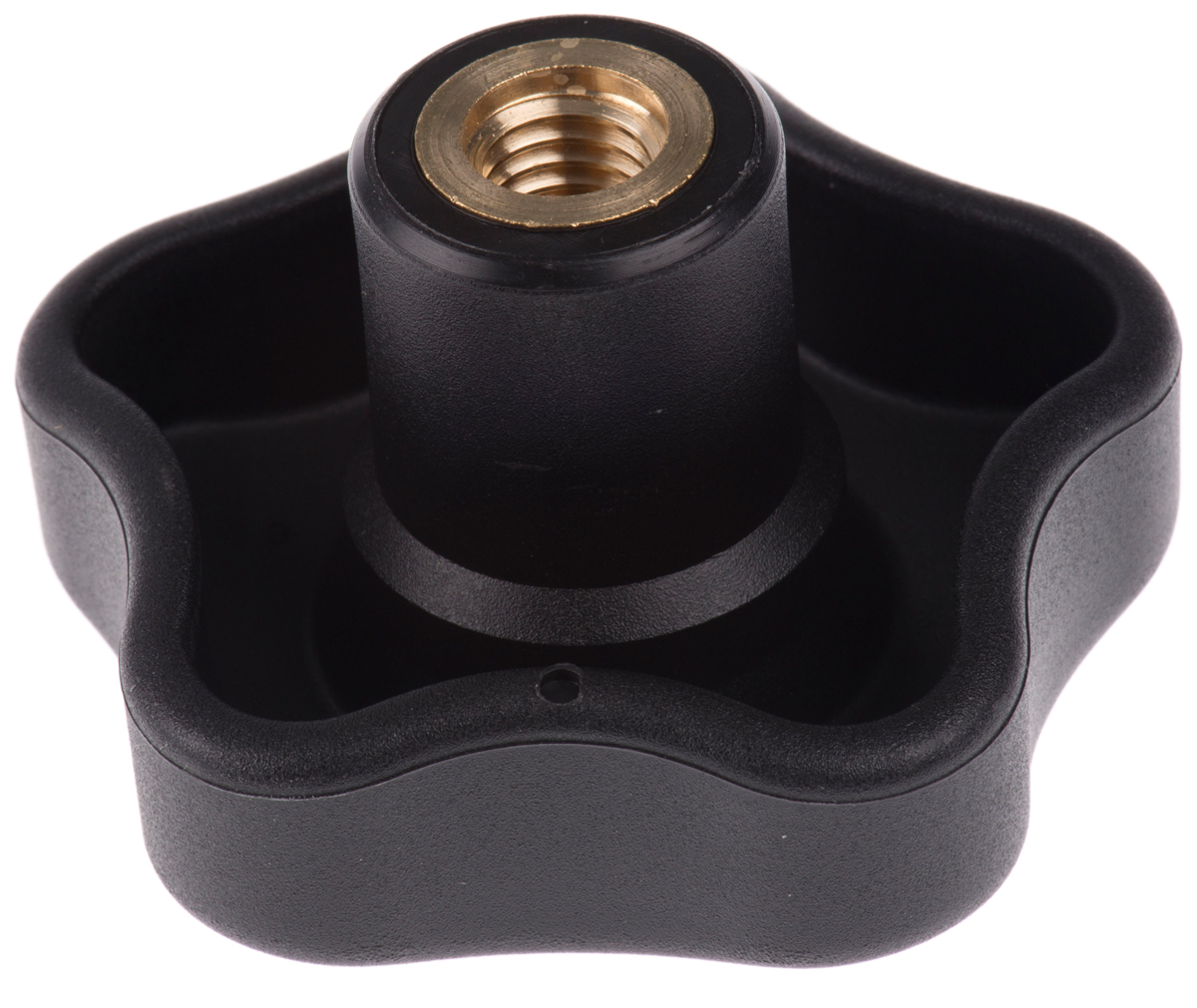 Elesa 70013 Black Multiple Lobes Clamping Knob, M10, Threaded Hole