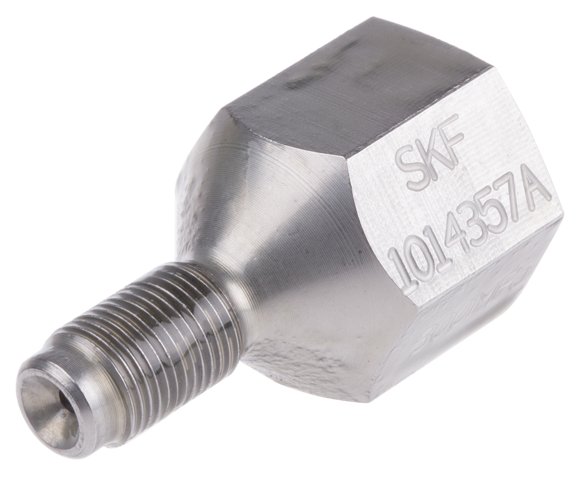 SKF Hydraulic Straight Threaded Adaptor G 1/8 Female to G 1/4 Male, 1014357 A
