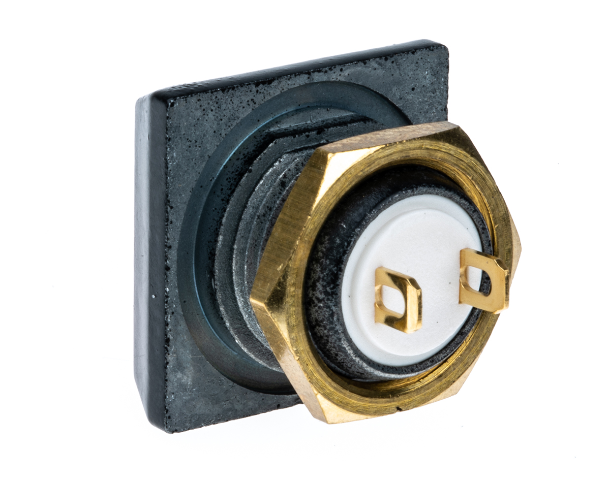 ITW Switches 59 Series Miniature Push Button Switch, Momentary, Panel Mount, 13.65mm Cutout, SPST, Clear LED, 125V ac,