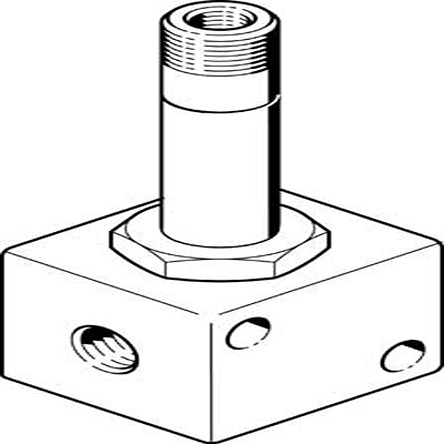 Festo 3/2, Closed, Monostable Solenoid Valve - Electrical Metric M5 MFH Series, 4450