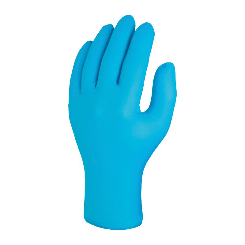 Skytec Haika NX520 Light Blue Powder-Free Nitrile Disposable Gloves, Size S, 200 per Pack