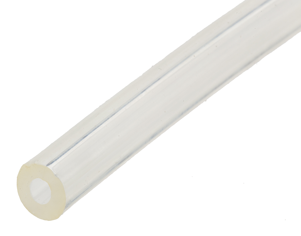 RS PRO 30m 6mm diameter Clear Round Polyurethane Belt for use with 64mm minimum pulley diameter