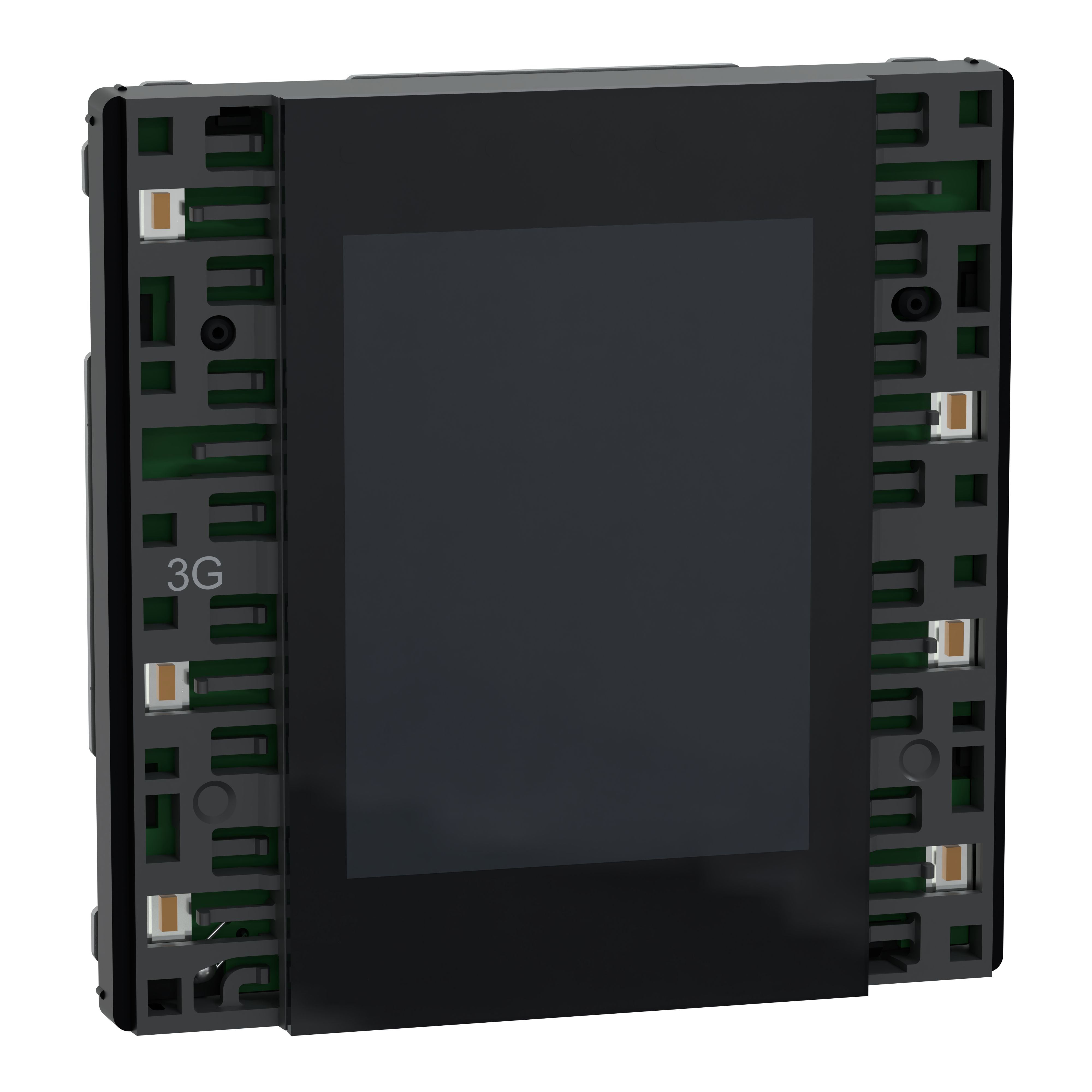 Schneider Electric Black 3 Gang Cover