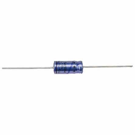 Vishay 220μF Aluminium Electrolytic Capacitor 10V dc, Axial, Through Hole - MAL203124221E3