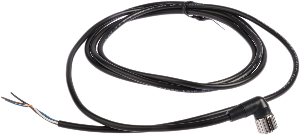 Omron Female M12 to Unterminated Sensor Actuator Cable