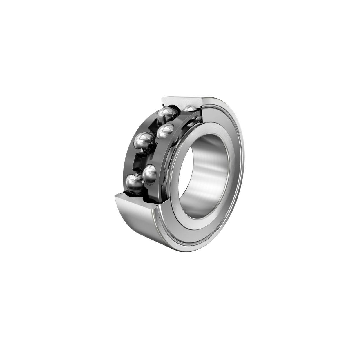 FAG 3207-BD-XL-2Z-TVH 2 Row Ball Bearing - 35 mm ID, 72 mm OD 27 mm Race Width