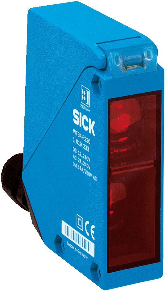 SICK Proximity Photoelectric Sensor, Rectangular Sensor, 100 → 2500 mm Detection Range
