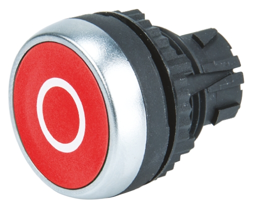 BACO Series Red O Push Button Head, 22mm Cutout, IP66