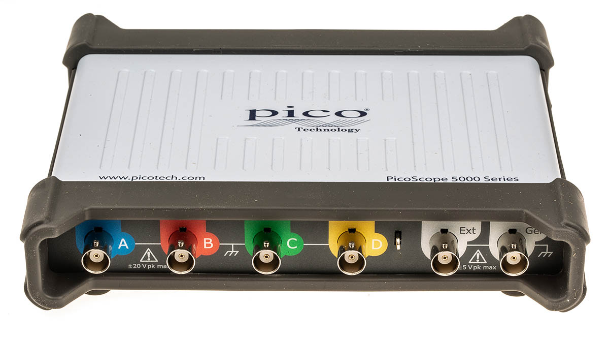 Pico Technology 5443D PicoScope 5000D Series, 100MHz PC Based Oscilloscope, 4 Analogue Channels