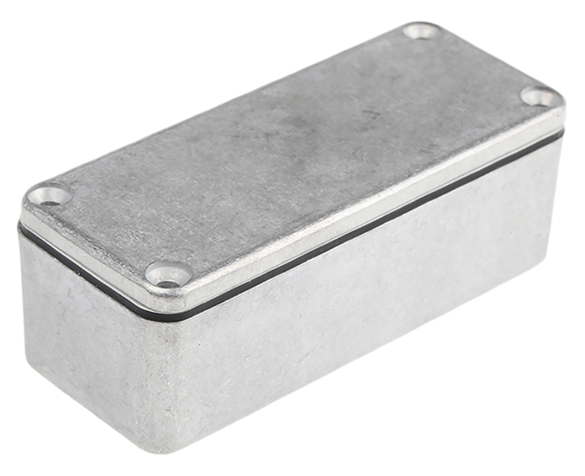 Hammond 1590 Series Natural Die Cast Aluminium Enclosure, IP65, Natural Lid, 93 x 39 x 31mm