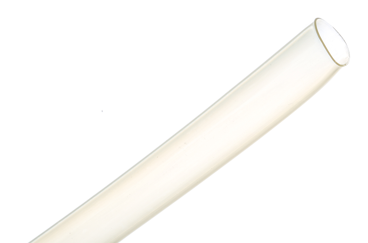 TE Connectivity Adhesive Lined Heat Shrink Tubing, Clear 9mm Sleeve Dia. x 1.2m Length 6:1 Ratio, PTCM Series