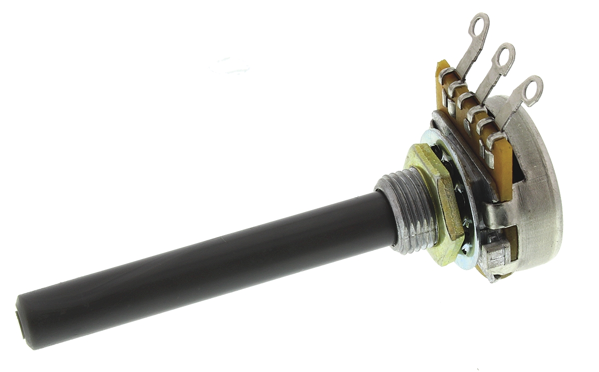 TE Connectivity 23 100kΩ Rotary Potentiometer 1-Gang Panel Mount, 1624153-2