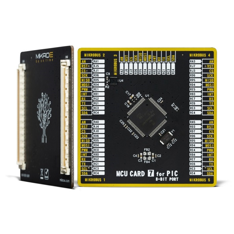 Brand-Rex MCU CARD 7 For PIC PIC18F86J50 Microcontroller Development Board MIKROE-4040