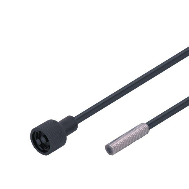 ifm electronic Diffuse Photoelectric Sensor, Barrel Sensor, 40 mm, 200 mm, 330 mm Detection Range
