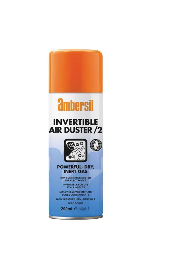 Ambersil 33183 Invertible INVERTIBLE DUSTER 2 Air Duster, 200 ml